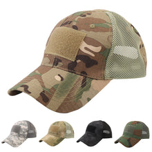 Load image into Gallery viewer, Breathable Camouflage Outdoor Baseball Cap Summer Sun Hats Baseball Caps Fishing Hat For Camouflage Hiking Hat Trucker