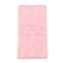 Load image into Gallery viewer, Multi-purpose Car Leather Documents License Credit Card Holder Men Driving License Cover Auto Registration Insurance Holder Storage Bag