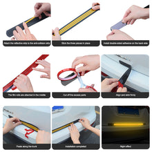 Load image into Gallery viewer, Car SUV Body Door Reflective Anti-Collision Strip Edge Bumper Protector Strip Guard Safety Warning Stickers Car Accessories