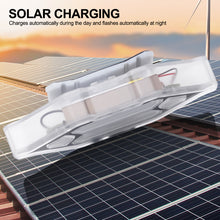 Load image into Gallery viewer, Mortorcycle LED Solar Power Warning Light Anti-rear Strobe Light Night Ride Tail Light for Motorcycle Car Electric Vehicle Bicycle