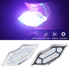 Load image into Gallery viewer, Mortorcycle LED Solar Power Warning Light Anti-rear Strobe Light Night Ride Tail Light for Motorcycle Car Electric Vehicle Bicycle