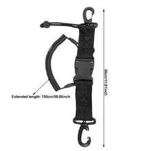 Load image into Gallery viewer, Scuba Diving Canoe Camera Lanyard Anti-lost Rope with Quick Release Buckle Clips for Under Kayaking Swimming Sports Accessories