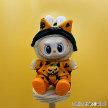 Load image into Gallery viewer, Miniature Halloween Doll Costume with Hair Band for 17cm Labubu Cute DIY Doll Clothes Lovely Outfit Gifts for Girls Kids