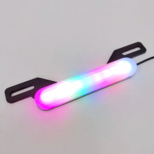 Load image into Gallery viewer, 12V Colorful LED Motorcycle Rear Lights License Plate Warning Flashing Brake Light Motorbike Stop Turn Signal Direction Indicator Blinker ATV Tail Light