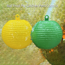 Load image into Gallery viewer, Sticky Fruit Fly Trap Ball Fruit Fly Trap with Sticky Adhesive Hanging Ball for Garden Orchard Fruit Fly Catcher Pest Control