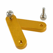 Load image into Gallery viewer, Adjustable Aluminum Ruler Stop Marking Gauge Sliding Positioning Block for Woodworking and Steel Ruler Scribing