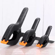 Load image into Gallery viewer, Spring Clamps Heavy-duty Plastic Nylon A-Type Clips for Photography Backdrops and Woodworking Fixed Clip