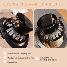Load image into Gallery viewer, Outdoor Large Brim Bucket Hat With Fan Solar And USB Dual Power Supply UV-Resistant Mountain Climbing And Fishing Sunhat