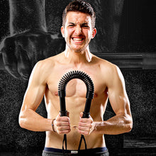 Load image into Gallery viewer, 20-60KG Spring Arm Strength Trainer With Safety Webbing Rope Pectoral And Back Muscle Training Spring Bar Home Strength Training Auxiliary Tool