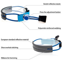 Load image into Gallery viewer, Running Cycling Reflective Safety Belt Shining Night Safe Warning Leggings Elastic Rope Leg Strap Outdoor Hiking Jogging Safety Light