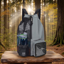 Load image into Gallery viewer, Drawstring Swim Bag With Mesh Pocket And Wet-Dry Separate Zipper Pocket Swimming Fitness Supplies Storage Backpack