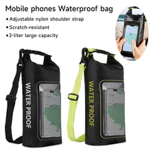 Load image into Gallery viewer, Outdoor PVC Waterproof Mobile Phone Bag Touchscreen Submersible Dry Bag For Swimming Rafting Diving Crossbody Shoulder Sling Bag