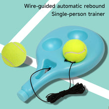 Load image into Gallery viewer, Multi-Function Solo Tennis Trainer Base With High-Elasticity String Tennis Ball Beginner Practice Set Tennis supplies(Color Random)