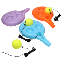 Load image into Gallery viewer, Multi-Function Solo Tennis Trainer Base With High-Elasticity String Tennis Ball Beginner Practice Set Tennis supplies(Color Random)