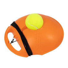 Load image into Gallery viewer, Portable Tennis Trainer with Elastic String Ball Rebound Base for Solo Practice Beginner Training Equipment