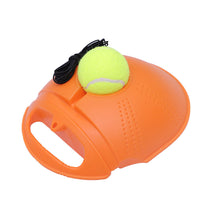 Load image into Gallery viewer, Portable Tennis Trainer with Elastic String Ball Rebound Base for Solo Practice Beginner Training Equipment