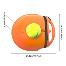 Load image into Gallery viewer, Portable Tennis Trainer with Elastic String Ball Rebound Base for Solo Practice Beginner Training Equipment