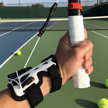 Load image into Gallery viewer, Tennis Ball Throwing Trainer Correct Wrist Posture and Improve Serving Stability Practice Server for Badminton and Pickleball Beginners