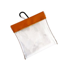Load image into Gallery viewer, Transparent PVC Golf Bag Self-Closing Golf Tee Green Fork Storage Bag Golf Accessory Toolkit