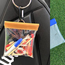 Load image into Gallery viewer, Transparent PVC Golf Bag Self-Closing Golf Tee Green Fork Storage Bag Golf Accessory Toolkit