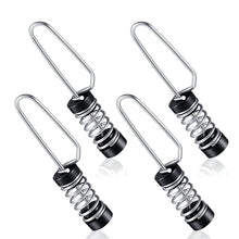Load image into Gallery viewer, 1PC 316 Stainless Steel Marine Flagpole Clamp Fishing Flag Spring Clips For Halyards Outrigger Lines Antennas Stern Lights Flagpole Rope