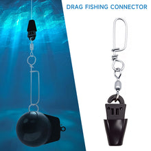 Load image into Gallery viewer, Deep Sea Trolling Connector Quick-Release Connector Device for Downrigger Lines and Weight Balls Boat Fishing Equipment