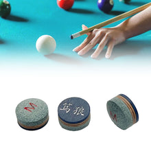 Load image into Gallery viewer, 1PC 11MM Billiard Cue Neutral Cowhide Tip with Gasket Enhanced Grip Strong Screw Shot Control Billiards Accessories