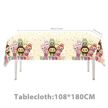 Load image into Gallery viewer, Labubu Outdoor Camping Disposable Tableware Birthday Party Decoration Atmosphere Supplies