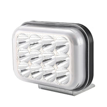 Load image into Gallery viewer, Universal 12-85V Motorcycle Square LED Projector Headlight for E-Bike 12LED Lens High/Low Beam Off-Road Lighting