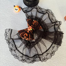 Load image into Gallery viewer, Miniature Halloween Pumpkin Costume with Veil Hairpin for 17cm Labubu Doll Dress Doll Clothes Lovely Outfit Gifts for Girls Kids