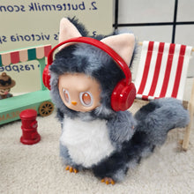 Load image into Gallery viewer, For 17cm Labubu Doll Clothes Fashion Dinosaur Elephant Cat Jumpsuits Color Match Clothes Dolls Accessories Cute Little Clothes