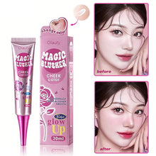 Load image into Gallery viewer, Discolored Powder Blusher Moisturizing Nourishing Skin Care Liquid Powder Blusher Shimmering Facial Powder Blusher Cream