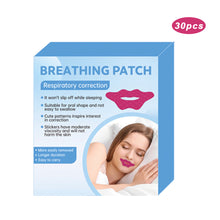 Load image into Gallery viewer, Mouth Breathing Correction Patch Patch Anti Open Mouth Patch Anti-Snoring Safe Breathing Open Mouth Correction Device