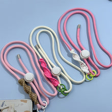 Load image into Gallery viewer, Cute Phone Lanyard Adjustable Diameter Outdoor Universal Case Crossbody Shoulder Card Neck Cord Clip Hang Anti-lost Wrist Strap