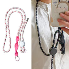 Load image into Gallery viewer, Cute Phone Lanyard Adjustable Diameter Outdoor Universal Case Crossbody Shoulder Card Neck Cord Clip Hang Anti-lost Wrist Strap