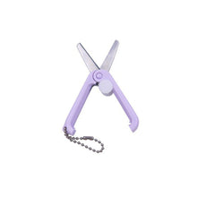 Load image into Gallery viewer, Creative Mini Portable Folding Scissors Morandi Simple Paper-Cutting Art Tool Stationary Scissors Office School Supplies