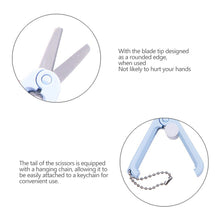 Load image into Gallery viewer, Creative Mini Portable Folding Scissors Morandi Simple Paper-Cutting Art Tool Stationary Scissors Office School Supplies