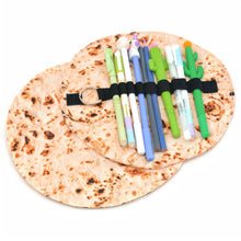 Load image into Gallery viewer, Funny Tortilla Roll Pencil Case Holder Funny Burrito Roll Pen Pouch Pencil Bag Office School Stationery Storage Makeup Case Bag
