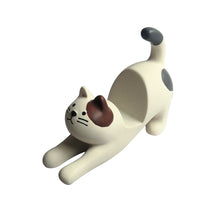 Load image into Gallery viewer, Japan Style Glasses Mobile Phone Holder Stationery Desktop Cat Decoration Collectible Home Decor Resin Craft Ornaments