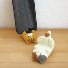 Load image into Gallery viewer, Japan Style Glasses Mobile Phone Holder Stationery Desktop Cat Decoration Collectible Home Decor Resin Craft Ornaments