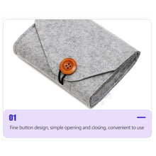 Load image into Gallery viewer, 2.5'HDD Case Storage Bag For Macbook Charger Mouse Mobile Power Bank Earphone Digital Accessories Protect Bag