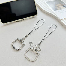 Load image into Gallery viewer, Mobile Phone Lanyard Multifunctional Stand Universal Metal Folding Ring Pendant Lanyard Desktop Support Stand