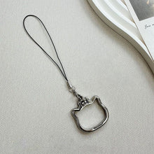 Load image into Gallery viewer, Mobile Phone Lanyard Multifunctional Stand Universal Metal Folding Ring Pendant Lanyard Desktop Support Stand