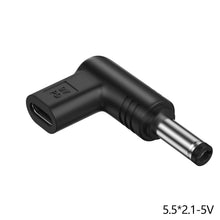 Load image into Gallery viewer, USB C PD to DC Power Connector Universal 5V 9V 12V Type C to DC Jack Plug Charging Adapter Converter for Router Tablet Mini Fan
