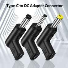 Load image into Gallery viewer, USB C PD to DC Power Connector Universal 5V 9V 12V Type C to DC Jack Plug Charging Adapter Converter for Router Tablet Mini Fan