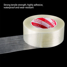 Load image into Gallery viewer, Fiberglass Tape Lithium Battery Pack Insulation Wrap Strong Stripes Single-sided High Temperature Resistance Adhesive Fixed Seal