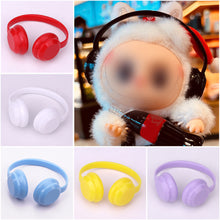 Load image into Gallery viewer, Miniature Headset for 17cm Labubu 10cm Cotton Dolls Cute DIY Doll Clothes Fashion Accessories Lovely Outfit Gifts for Girls Friends
