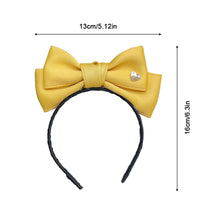 Load image into Gallery viewer, For 17cm Labubu V1 V2 V3 Skull Panda Doll Clothes Solid Color Heart-shaped Rhinestone Clothing Bow Tie Hair Clip Mini Cute Doll Fashion Accessories