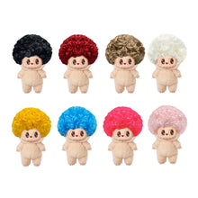 Load image into Gallery viewer, For 17cm Labubu Fashion Wig Short Hair High Temperature Fiber Soft Silk Doll Wig Multi-color Doll's Accessories
