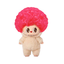 Load image into Gallery viewer, For 17cm Labubu Fashion Wig Short Hair High Temperature Fiber Soft Silk Doll Wig Multi-color Doll's Accessories